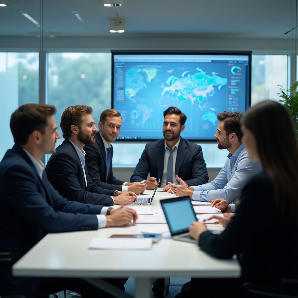 Reunión estratégica del equipo directivo
