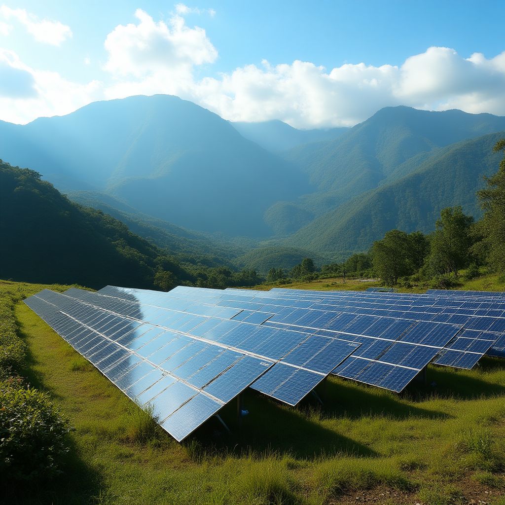 Proyecto de inversión en energía renovable en Colombia